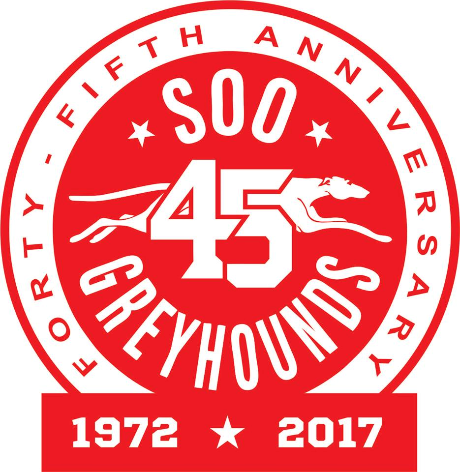 Sault Ste. Marie Greyhounds 2017 Anniversary Logo iron on heat transfer